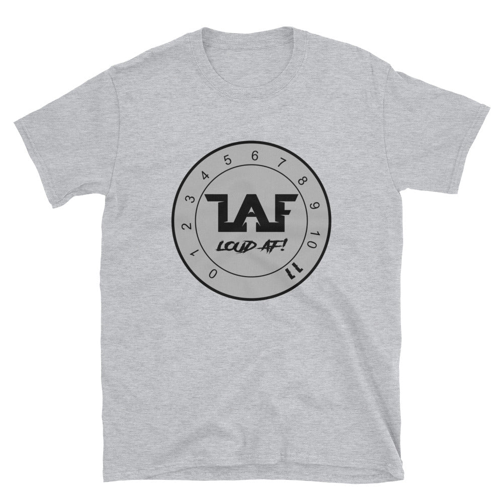 LAF - Lange Audio Fabrication Loud AF Grey Logo T-Shirt
