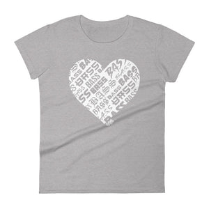 Women's Bassheart short sleeve t-shirt (White)