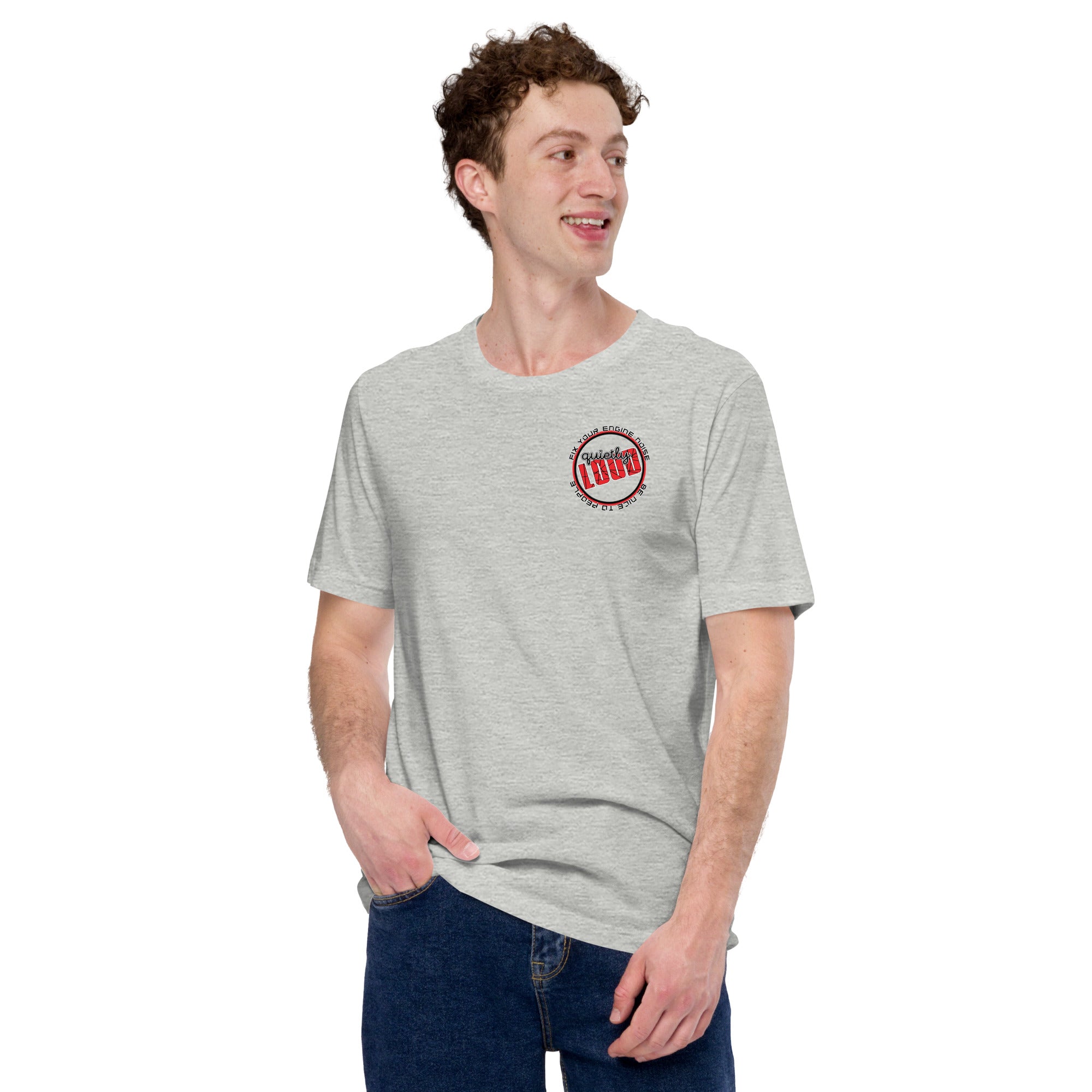 Quietly Loud - Fix Your Engine Noise Circle Tee