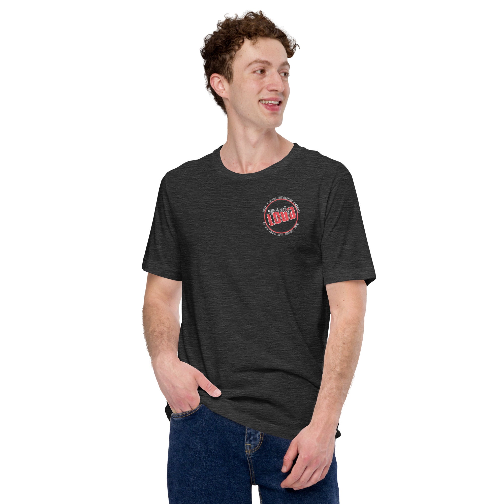 Quietly Loud - Fix Your Engine Noise Circle Tee