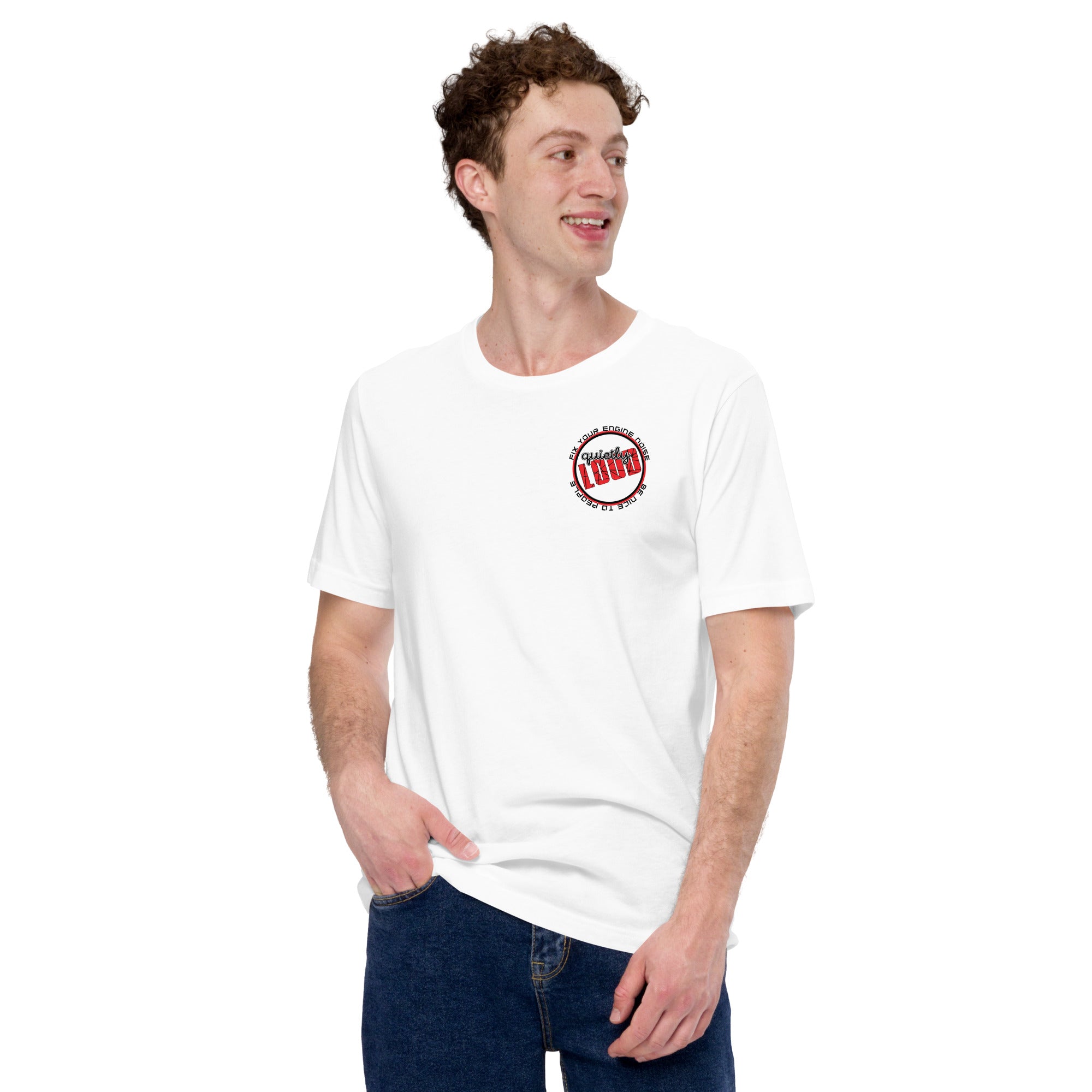 Quietly Loud - Fix Your Engine Noise Circle Tee