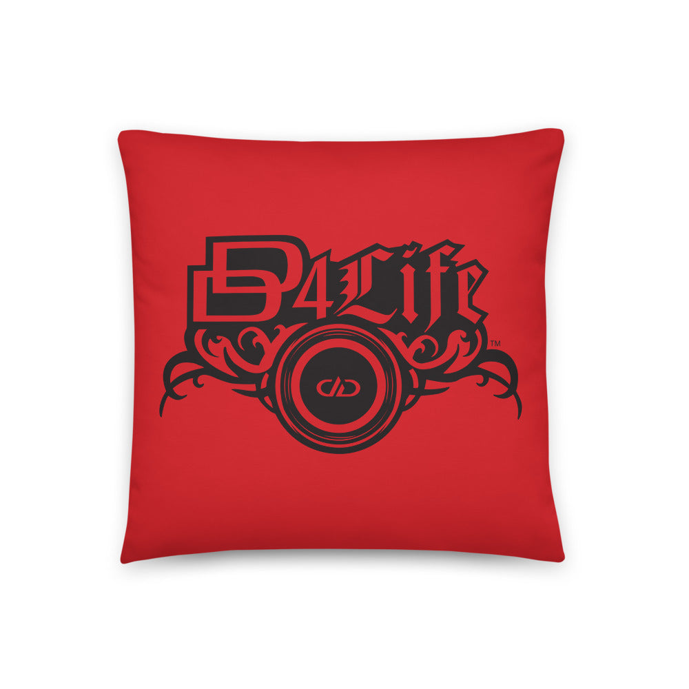 DD4Life Throw Pillows (Red)
