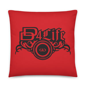 DD4Life Throw Pillows (Red)