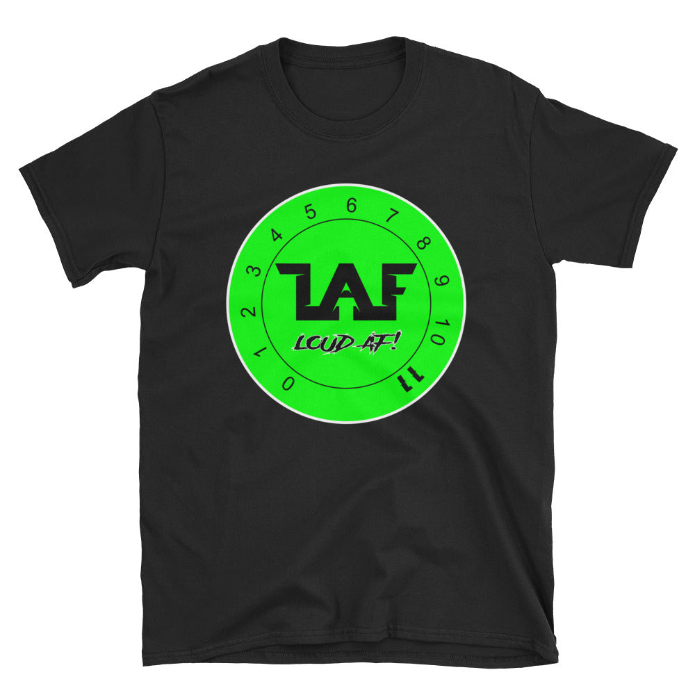 LAF - Lange Audio Fabrication Loud AF Neon Green Logo T-Shirt