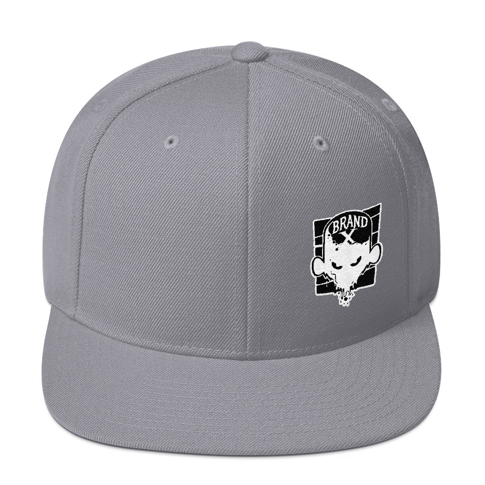 Brand X Face Snapback Hat