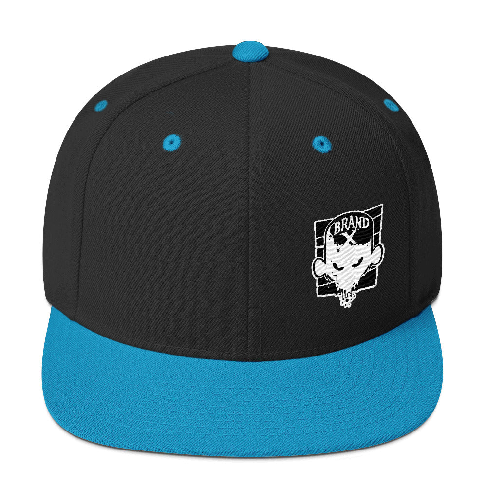 Brand X Face Snapback Hat