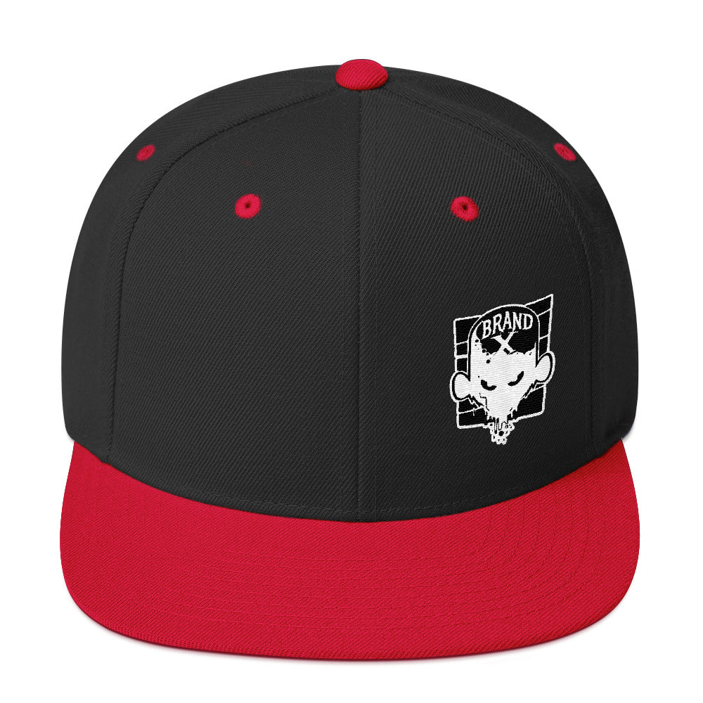 Brand X Face Snapback Hat