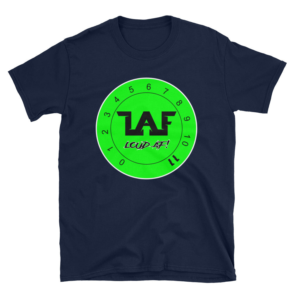 LAF - Lange Audio Fabrication Loud AF Neon Green Logo T-Shirt