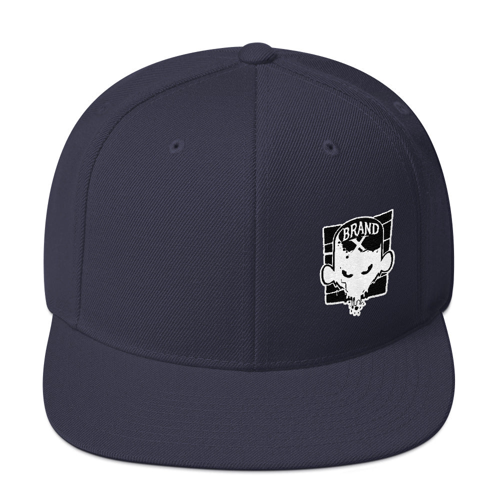 Brand X Face Snapback Hat