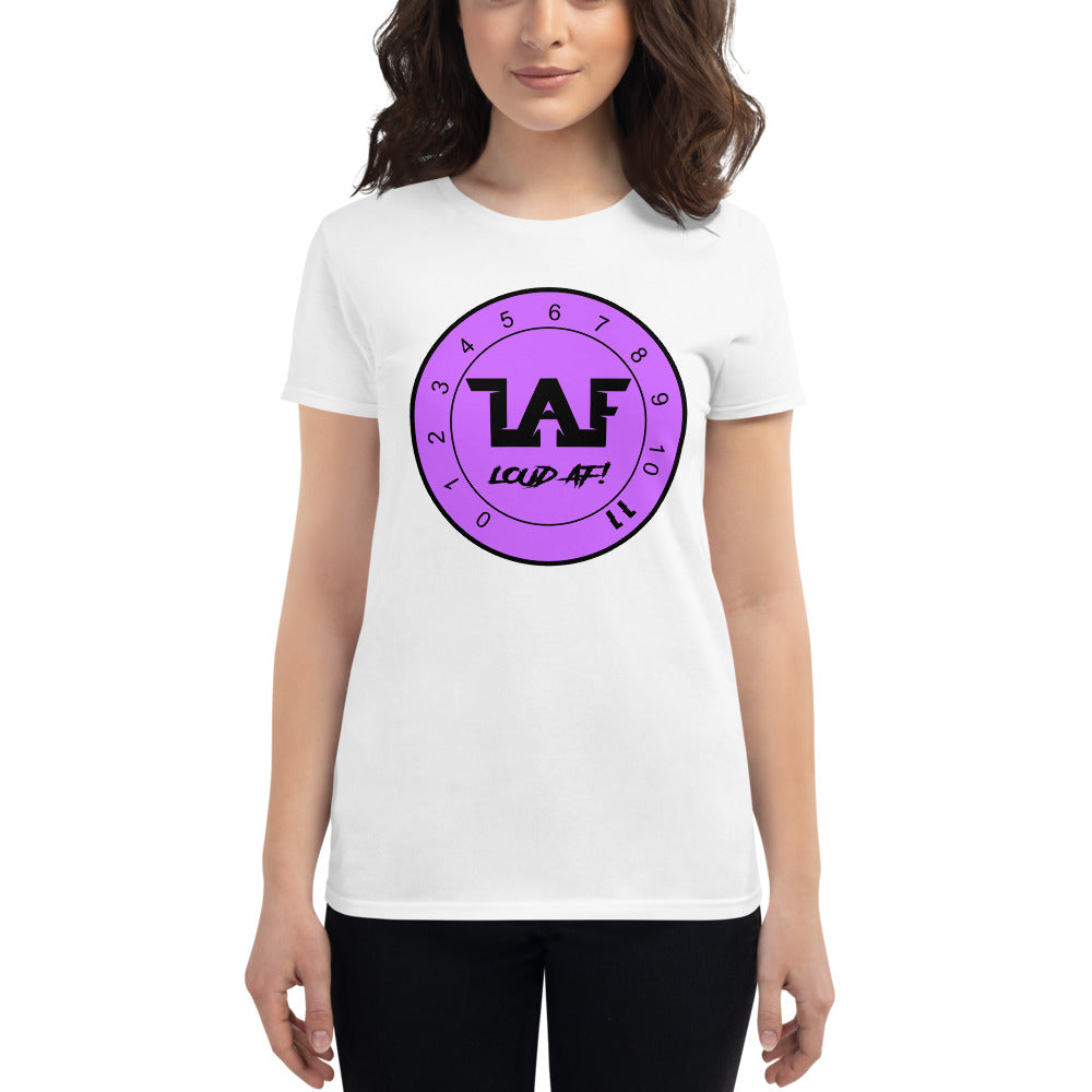 LAF Loud Af Purple Logo Women's short sleeve t-shirt