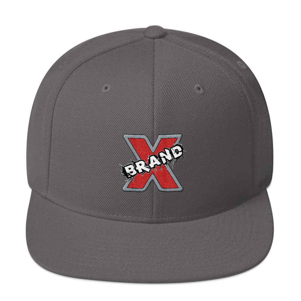 BRAND X Snapback Flat Bill Hat