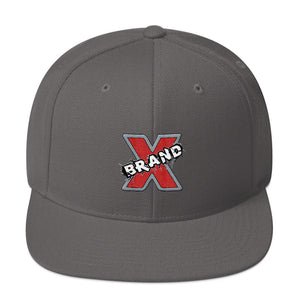 BRAND X Snapback Flat Bill Hat