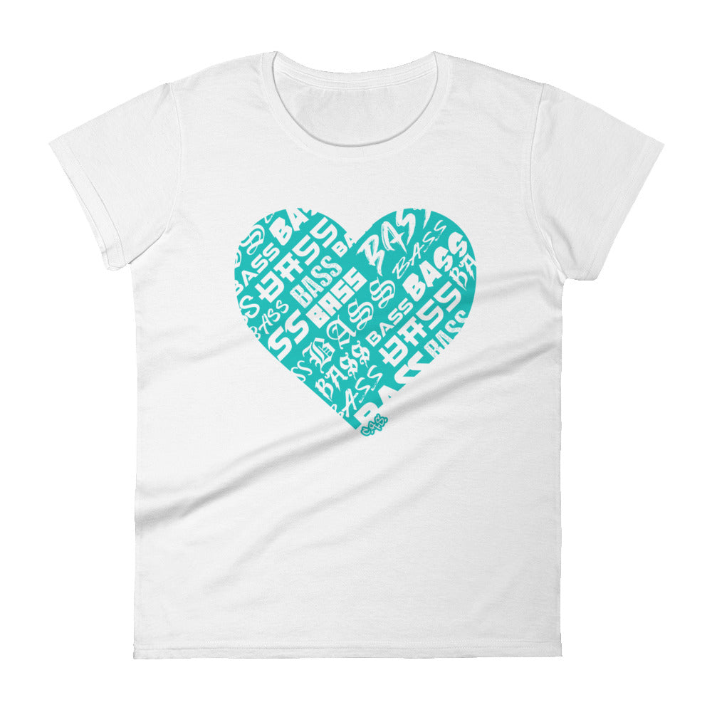 Women's Bassheart short sleeve t-shirt (Tiffany)