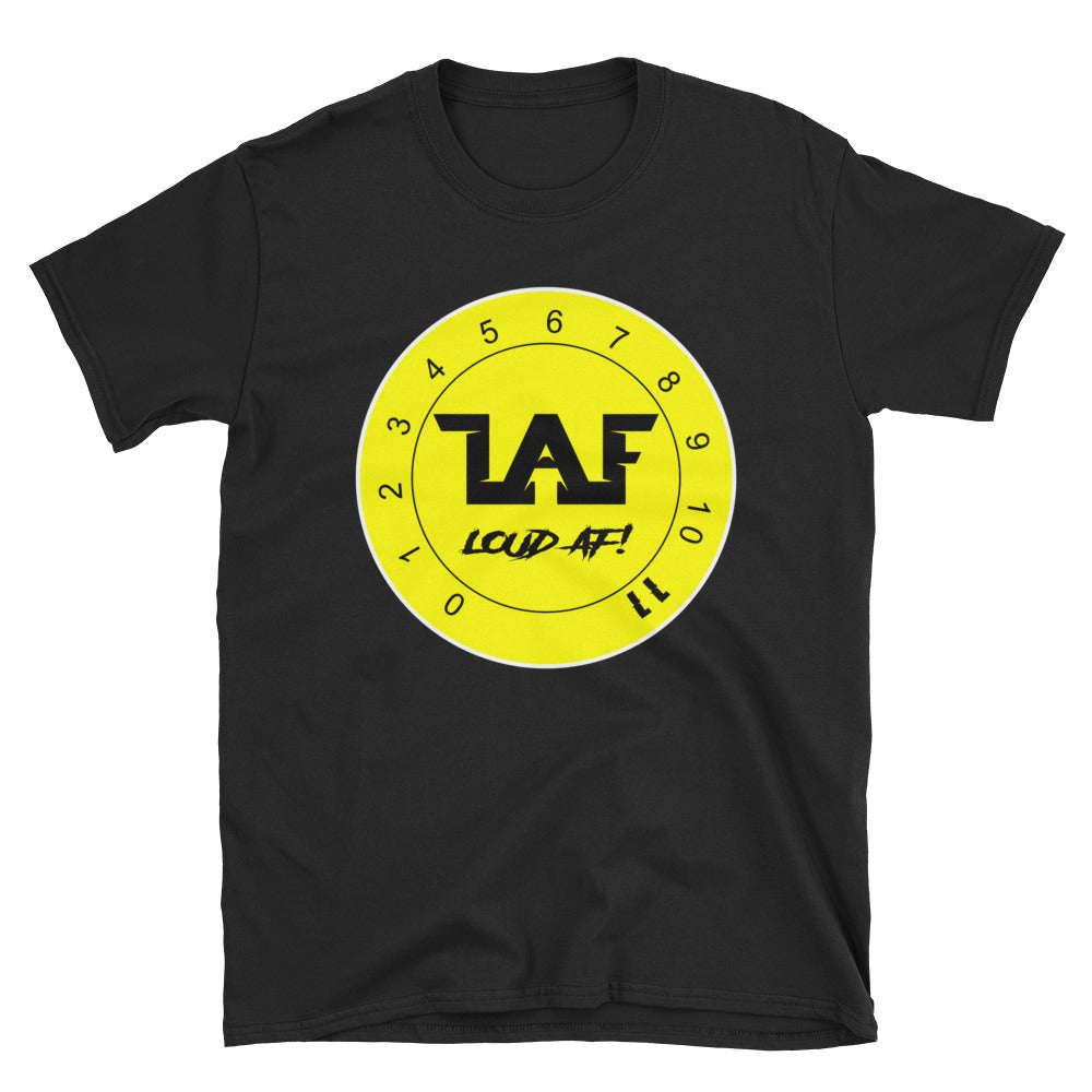LAF - Lange Audio Fabrication Loud AF Yellow Logo T-Shirt