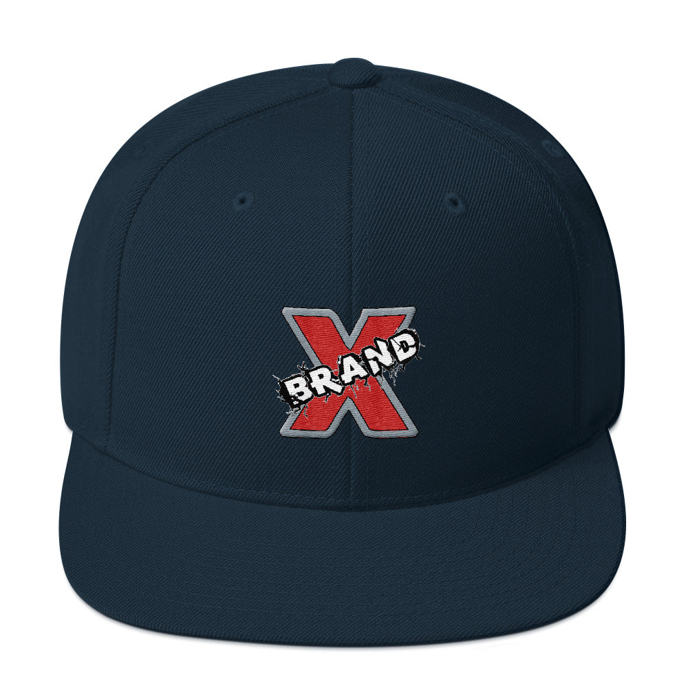 BRAND X Snapback Flat Bill Hat