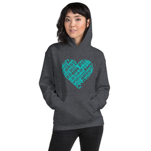 Bassheart Unisex Hoodie (Mint)