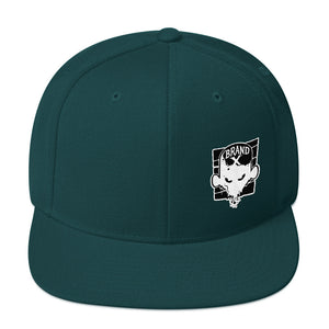 Brand X Face Snapback Hat