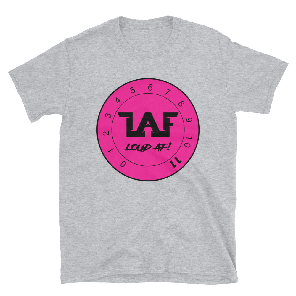 LAF - Lange Audio Fabrication Loud AF Pink Logo T-Shirt