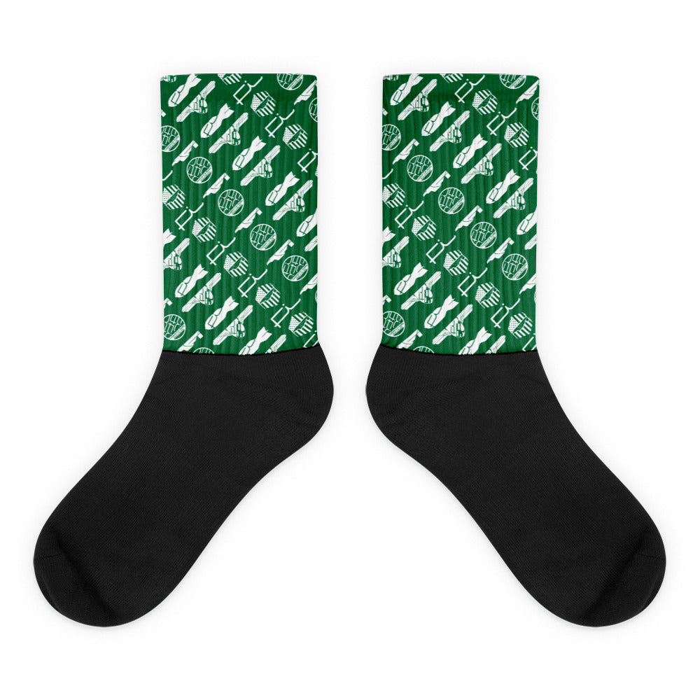 Fi ALL Logo Socks (Green)