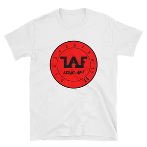 LAF - Lange Audio Fabrication Loud AF Red Logo T-Shirt