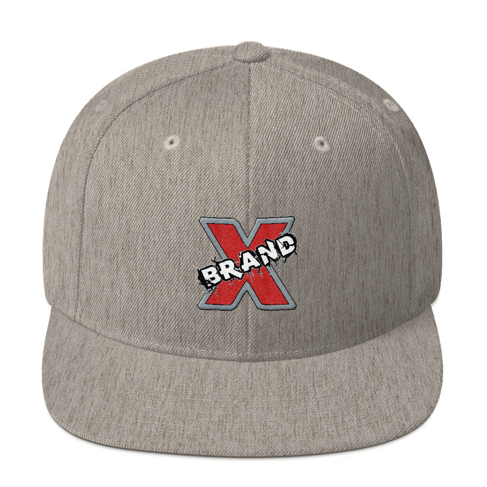 BRAND X Snapback Flat Bill Hat