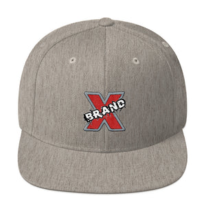 BRAND X Snapback Flat Bill Hat