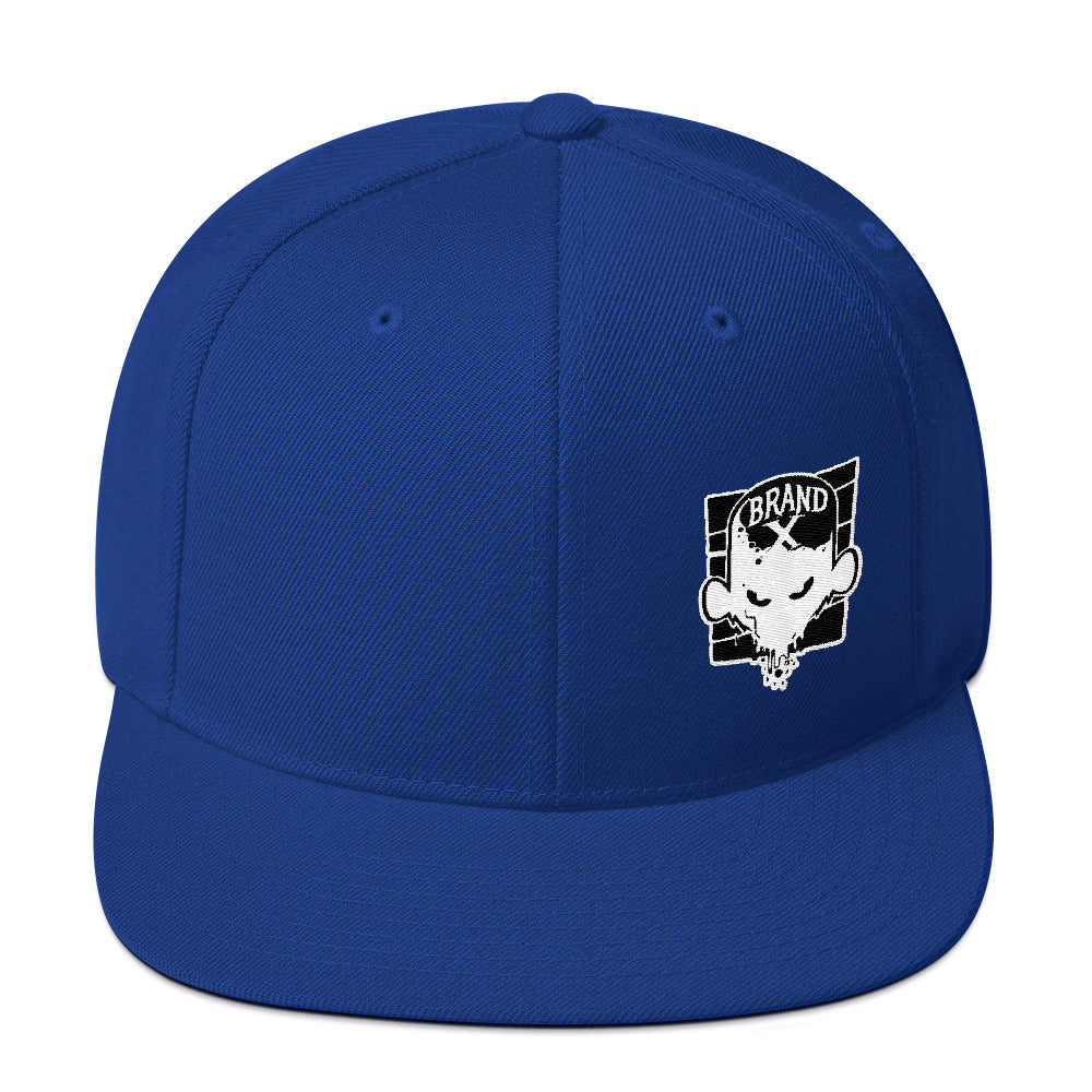 Brand X Face Snapback Hat