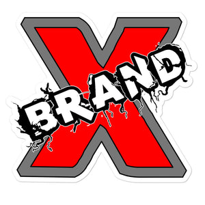 DIE CUT Brand X Bubble-free decals!