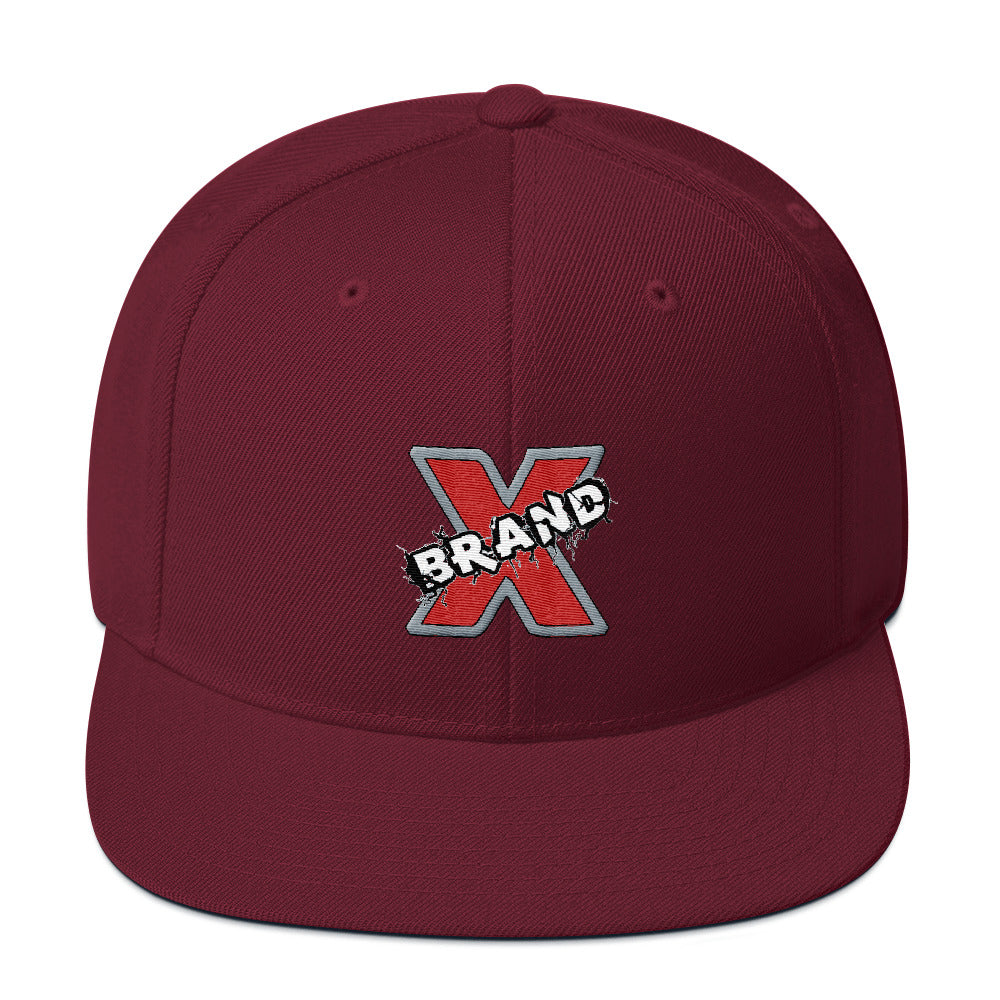 BRAND X Snapback Flat Bill Hat