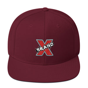 BRAND X Snapback Flat Bill Hat