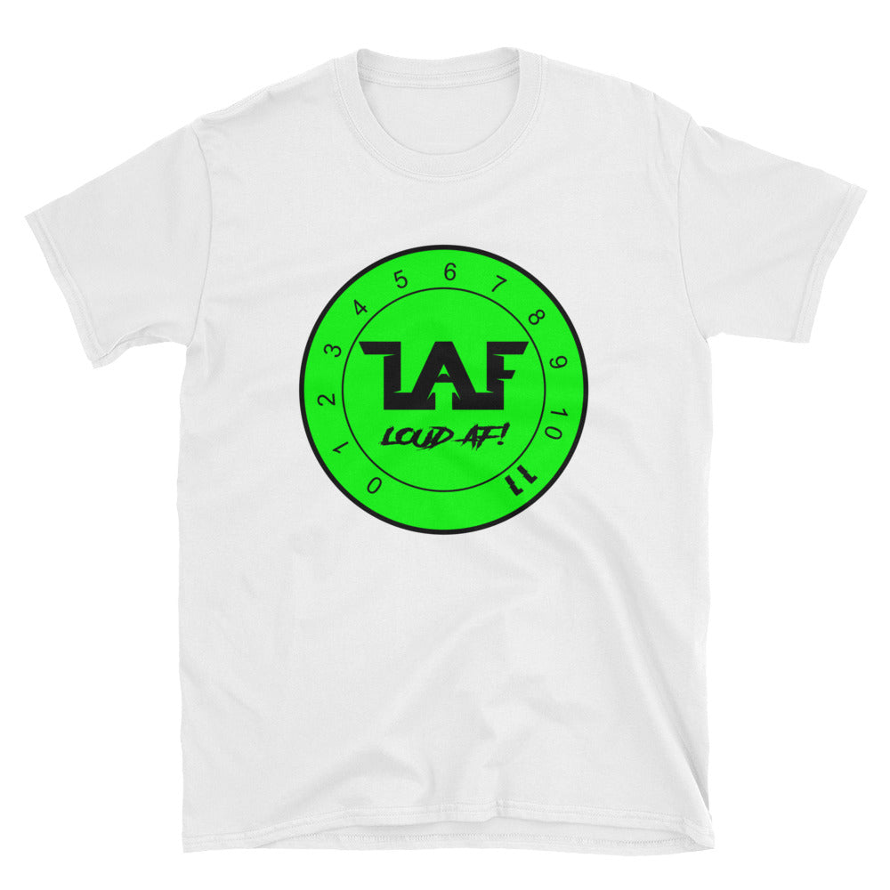 LAF - Lange Audio Fabrication Loud AF Neon Green Logo T-Shirt