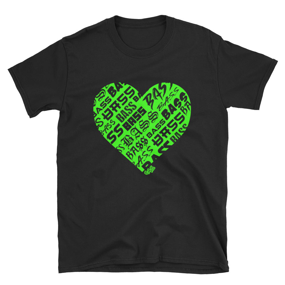 Car Audio Swag Bassheart Tee (Neon Green)