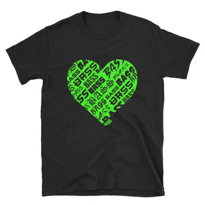 Car Audio Swag Bassheart Tee (Neon Green)