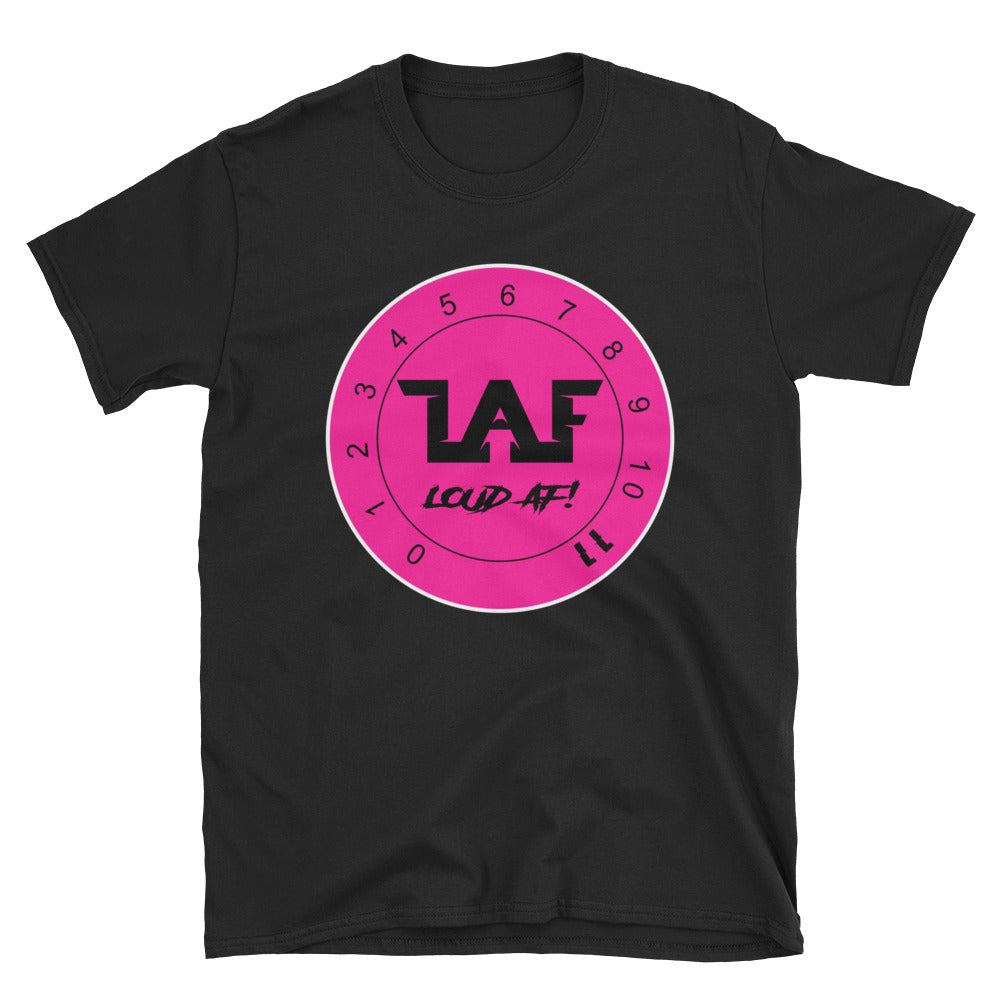 LAF - Lange Audio Fabrication Loud AF Pink Logo T-Shirt