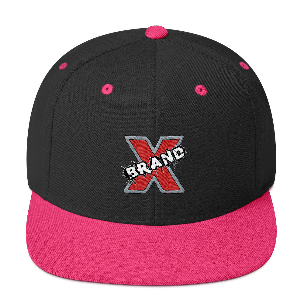 BRAND X Snapback Flat Bill Hat