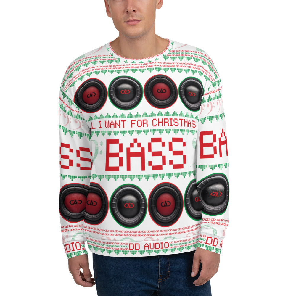 DD Audio Christmas Sweatshirt (White)