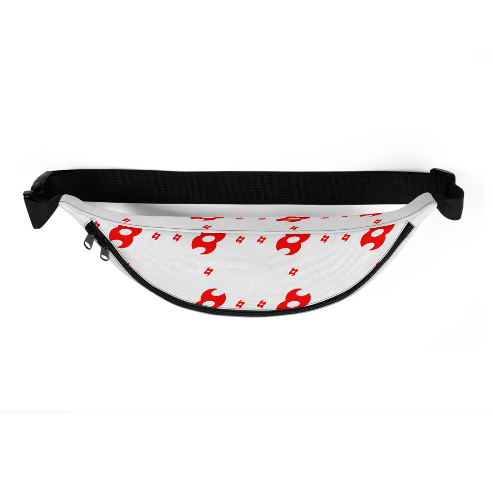 Second Skin Fanny Pack (White/Red)