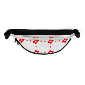 Second Skin Fanny Pack (White/Red)