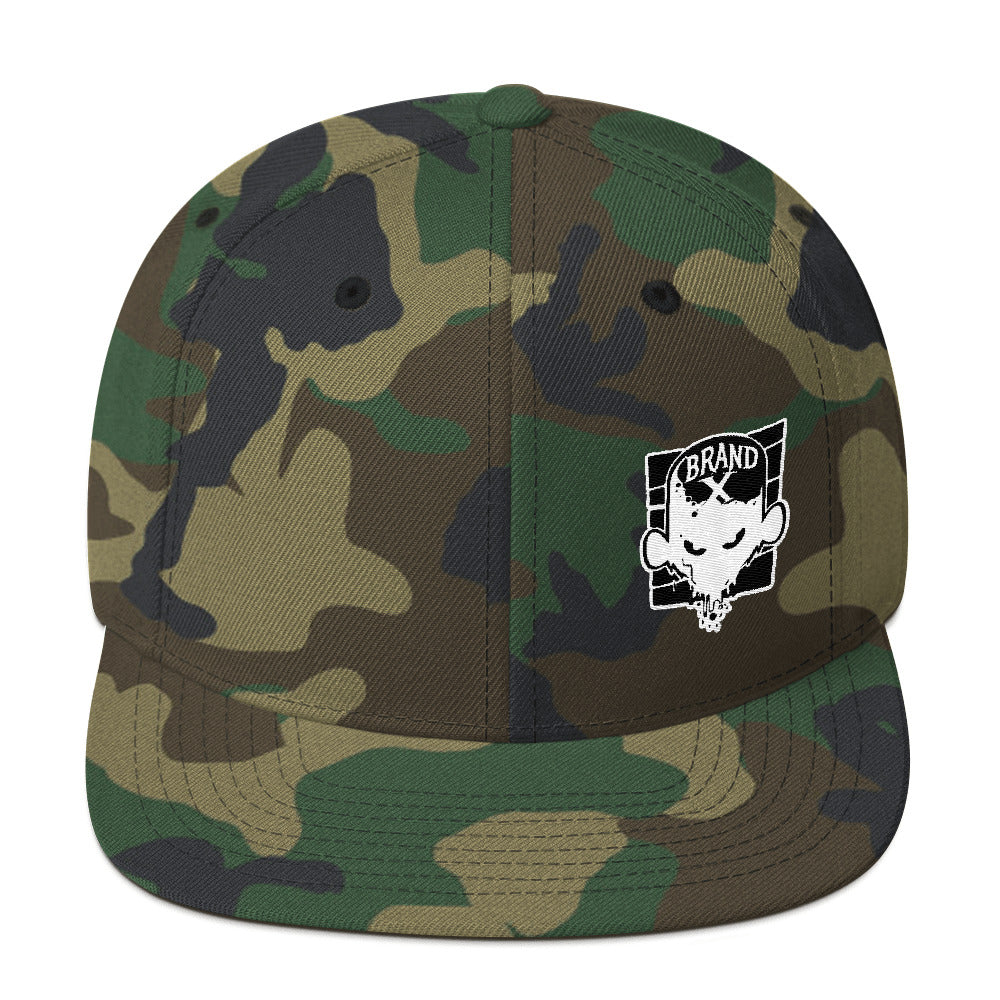 Brand X Face Snapback Hat