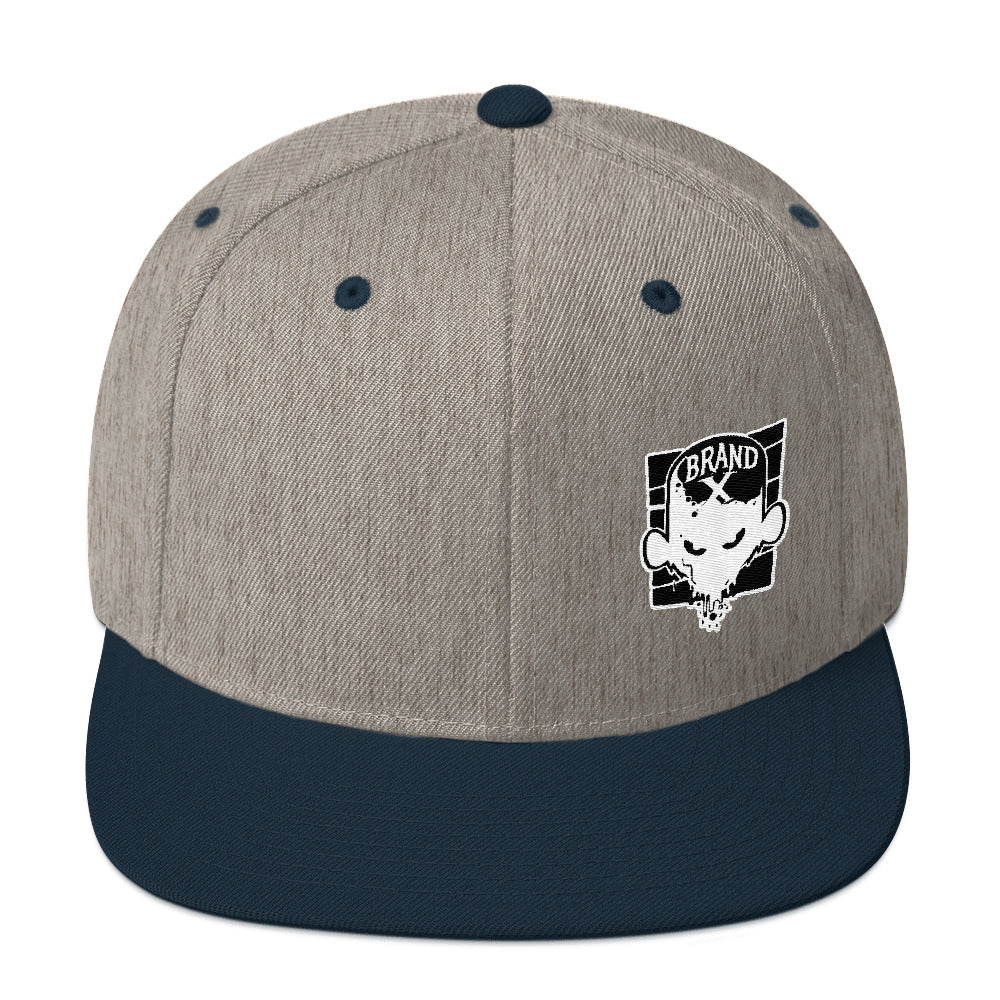 Brand X Face Snapback Hat