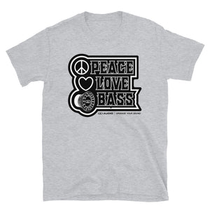 DD Audio -OG  Peace Love Bass T-Shirt