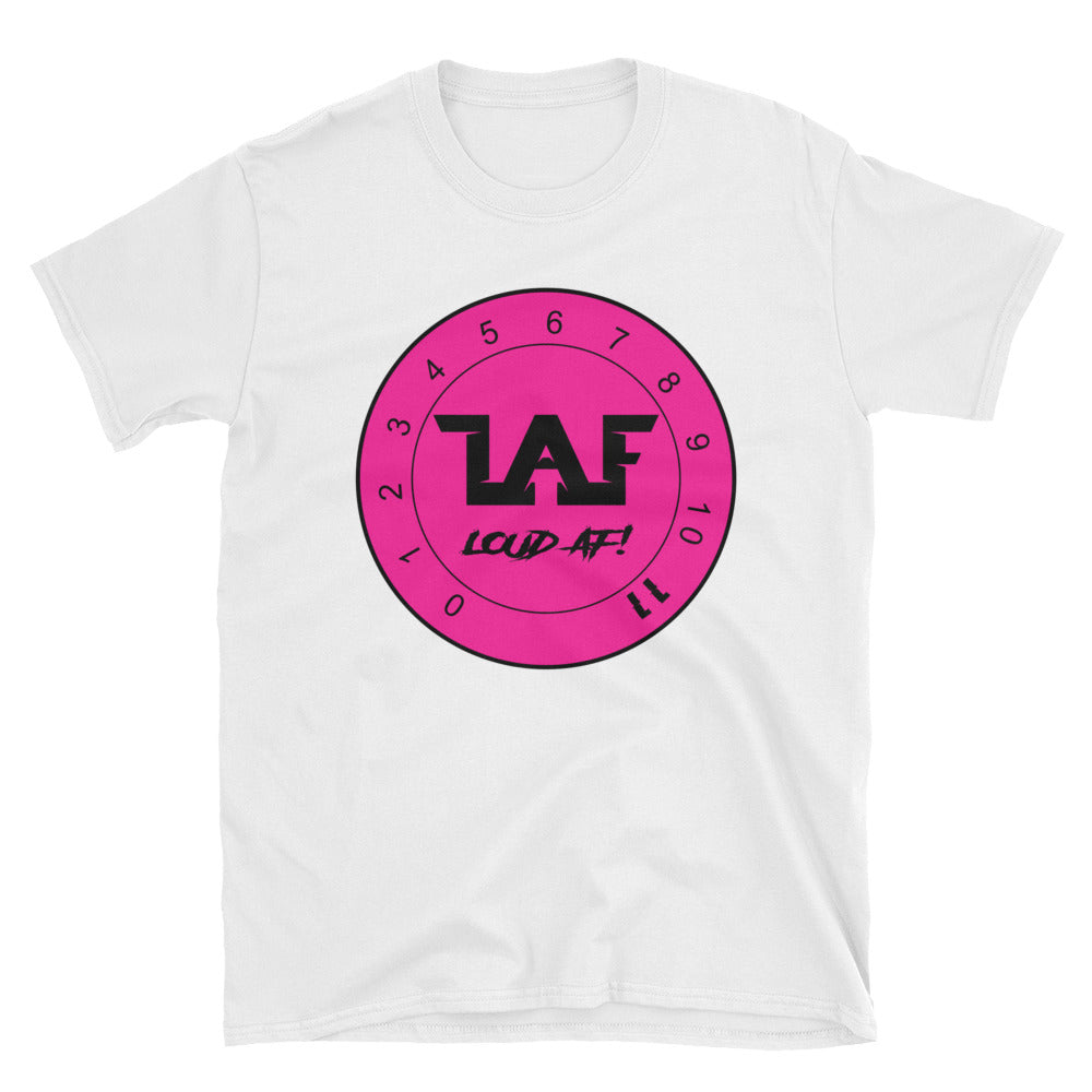 LAF - Lange Audio Fabrication Loud AF Pink Logo T-Shirt