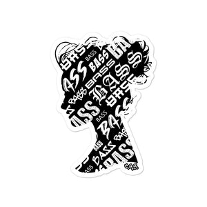 Bassgirl Bubble-free stickers