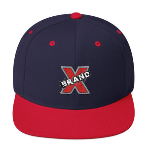BRAND X Snapback Flat Bill Hat