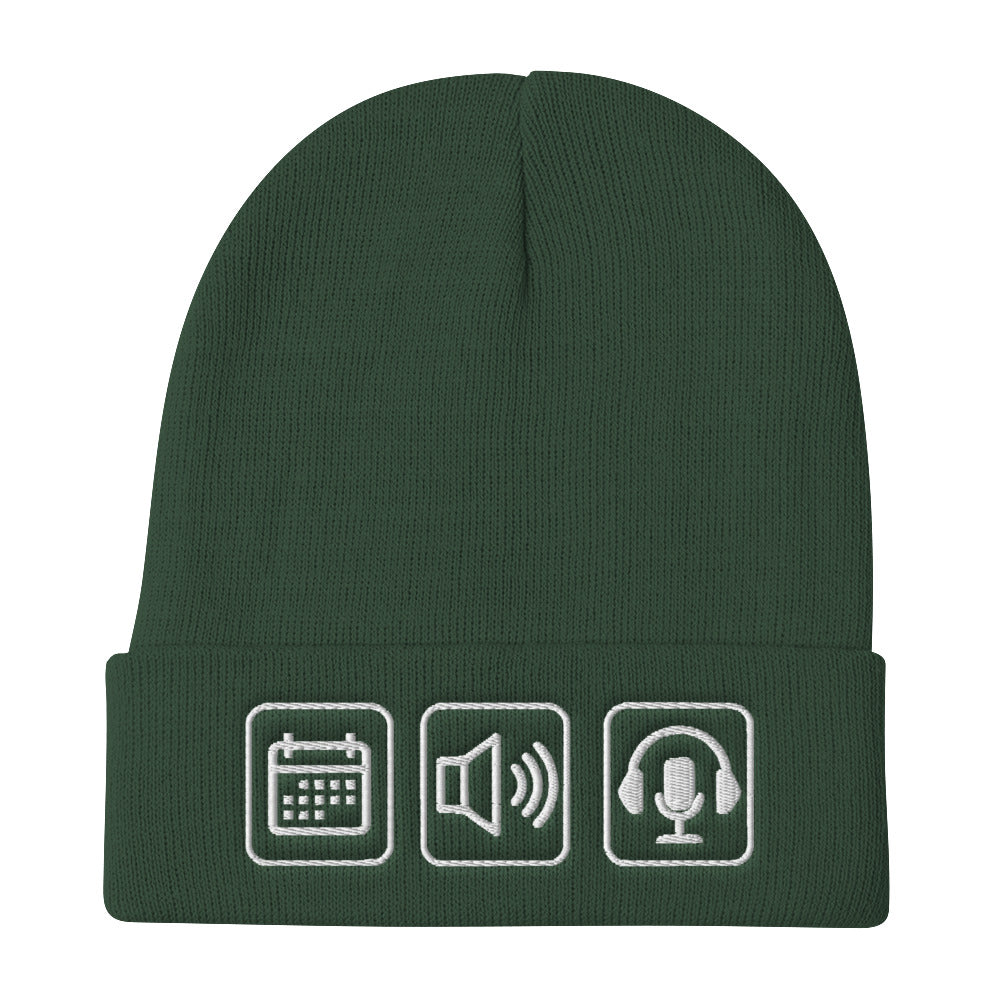 Everyday Audios Embroidered Beanie