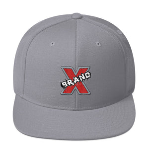 BRAND X Snapback Flat Bill Hat