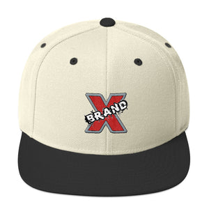 BRAND X Snapback Flat Bill Hat