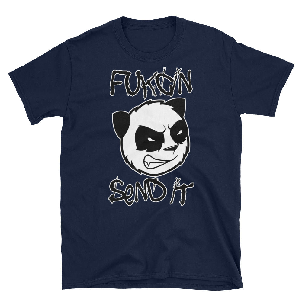 Fukcin Send It Panda T-Shirt