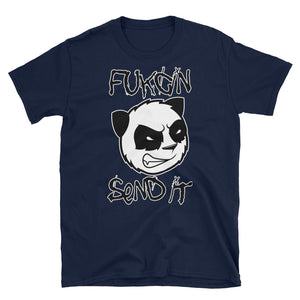 Fukcin Send It Panda T-Shirt