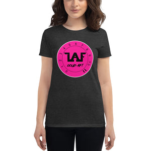 LAF Loud Af Pink Logo Women's short sleeve t-shirt